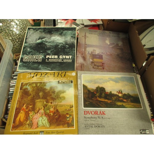 105 - Box of assorted vinyl