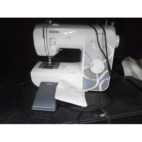 21 - Brother AE1700 sewing machine, in working order.