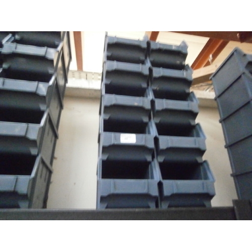 45 - Ten plastic hardware storage tubs