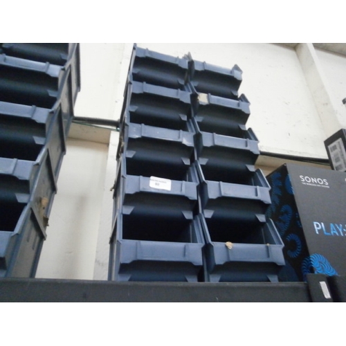 80 - Ten plastic hardware storage tubs