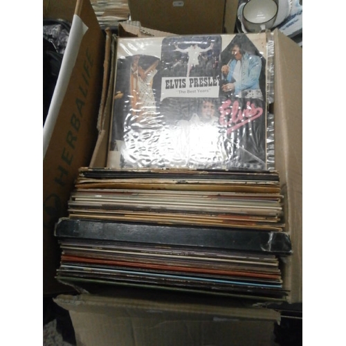 121 - Box of assorted vinyl