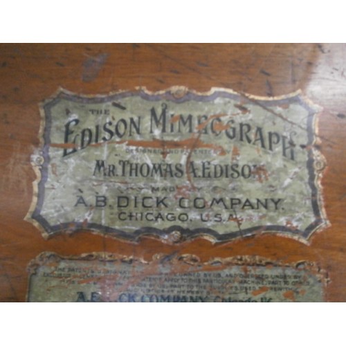 328 - Edison Mimrograph