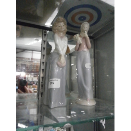 295 - Nao figurine and one other