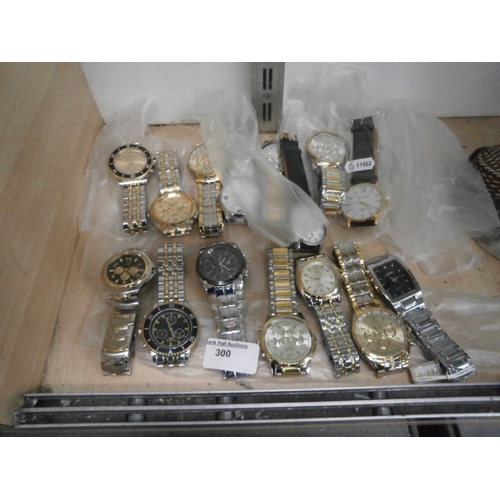 300 - 15 assorted wristwatches