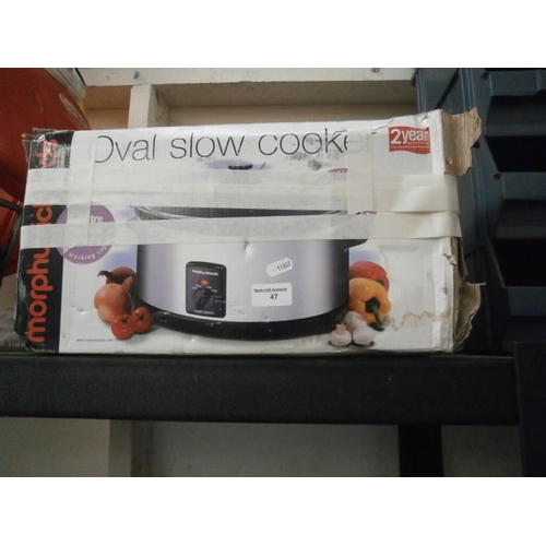 47 - Morphy Richards slow cooker