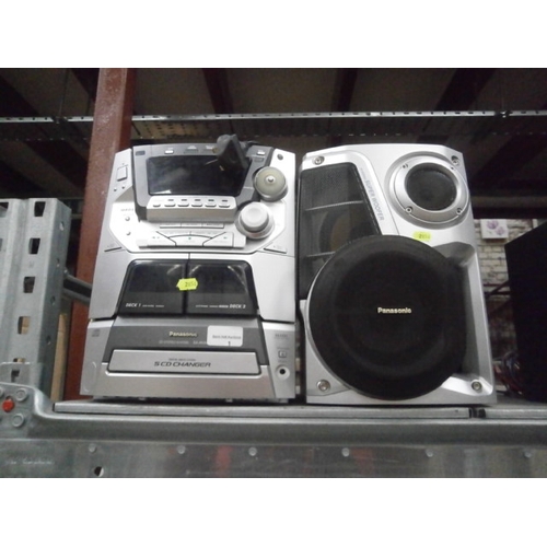 1 - Panasonic 5 CD changer and speaker