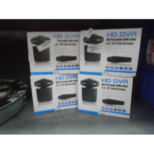 10 - Four HD DVR dash cams