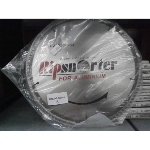 8 - 11 Ripsnorter dry cutting saw blades for aluminium