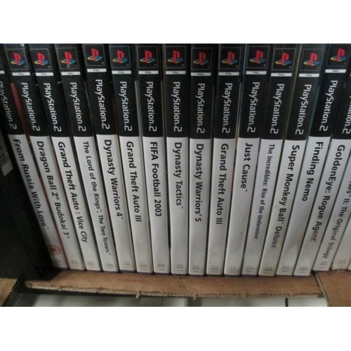 86 - Box inc PS2s games and controllers