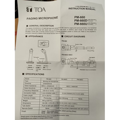 124 - Lot inc TOA PA amplifier A-1812, Stage Line 6 channel microphone line MMX-602/SW, Pro Rack Mount ind... 