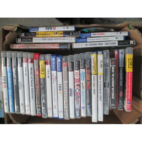 92 - Box of assorted Playstation games