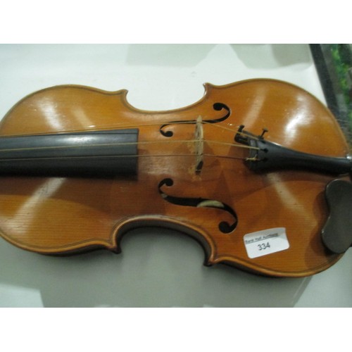 334 - Dulcis et Fortis violin with case