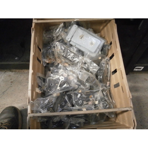 27 - Box of new door locks