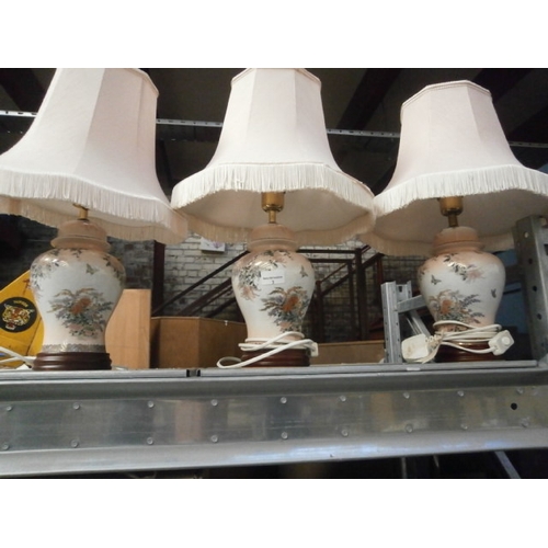 3 - Three matching lamps