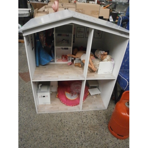 267 - Large wooden dolls house