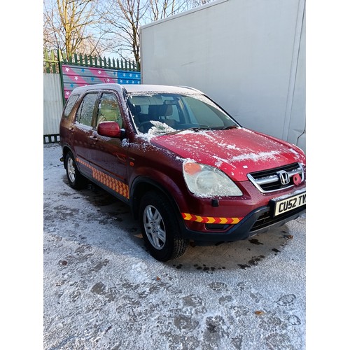 415 - 2002 Honda CR-V I-VTEC SE sport 16v 4x4 1998cc petrol with 4 new tyres & heavy duty tow bar MOT expi... 