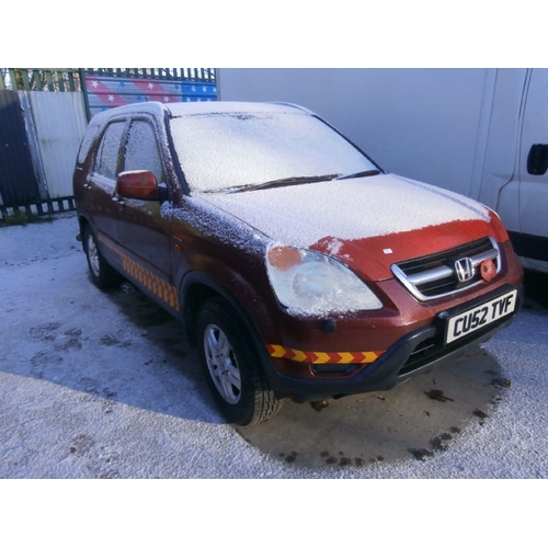 415 - 2002 Honda CR-V I-VTEC SE sport 16v 4x4 1998cc petrol with 4 new tyres & heavy duty tow bar MOT expi... 