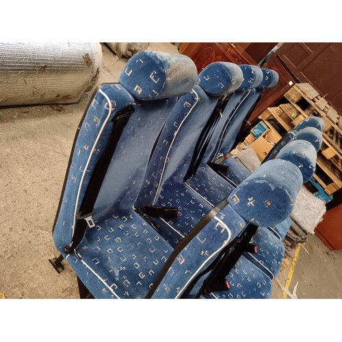 279 - Nine Mini bus chairs with seat belts