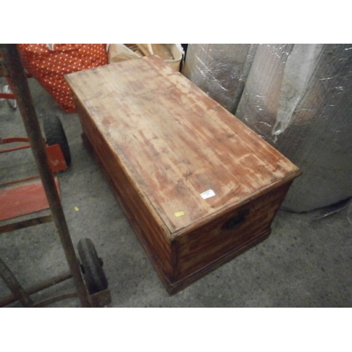 242 - Large pine storage box