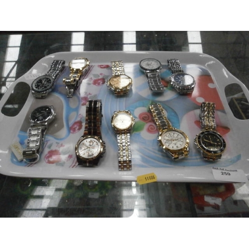 259 - Ten assorted wristwatches