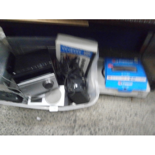 351 - Lot inc CD players, speakers, digital boxes, etc