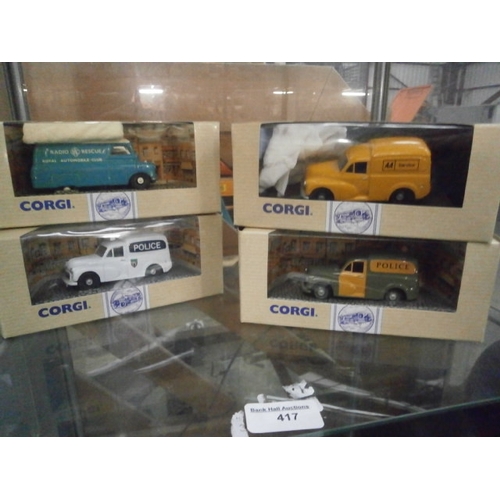 417 - Four boxed Corgi diecast models