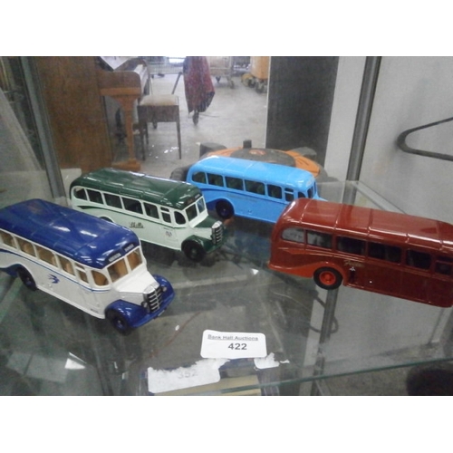 422 - Four Corgi bus models