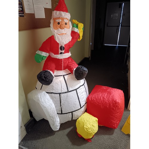 235 - Three inflatable Christmas decorations