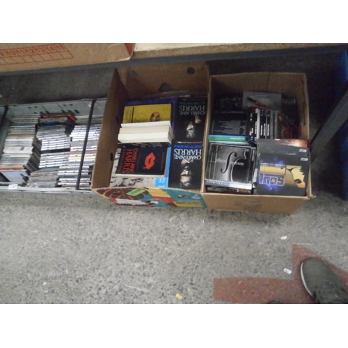 226 - 3 boxes inc CDs & books