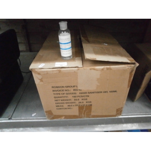 12 - Box of hand sanitisers