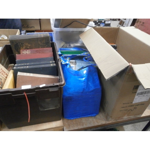 107 - Three boxes of assorted books