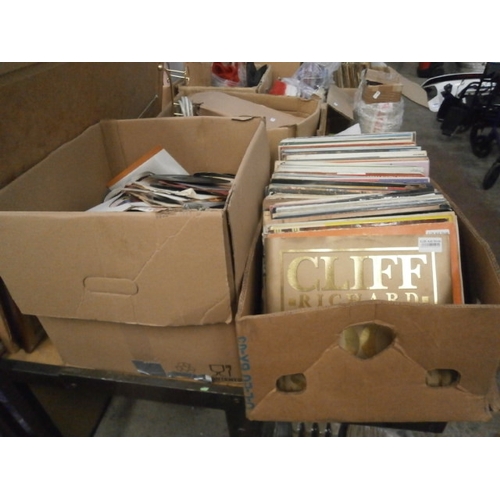 172 - Two boxes of assorted vinyl