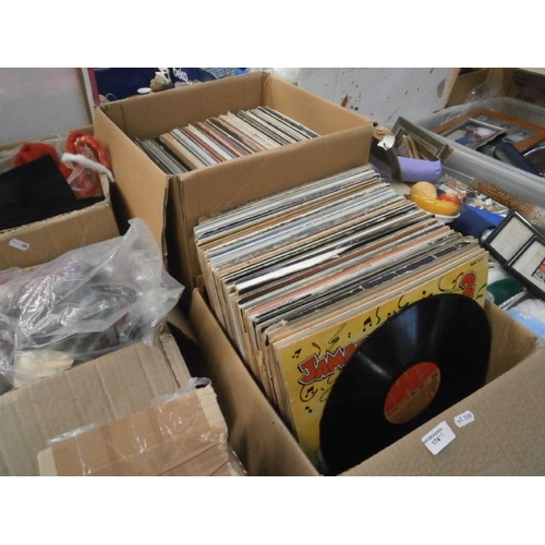 174 - Two boxes of assorted vinyl