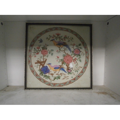 247 - Decorative framed tapestry