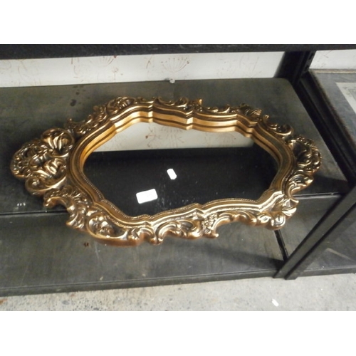 271 - Ornate gilt painted mirror