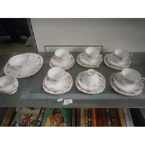 339 - 21 piece Royal Osbourne china set