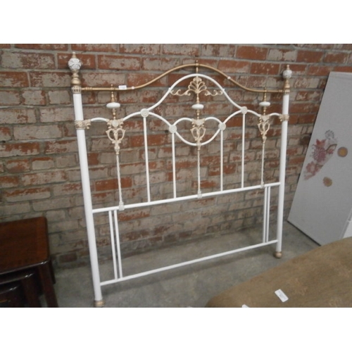 606 - A vintage style double headboard