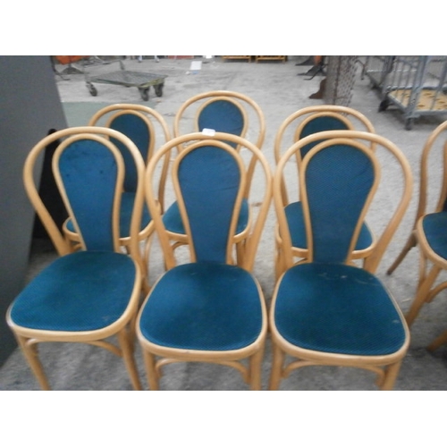 693 - Set of 6 bent wood chairs