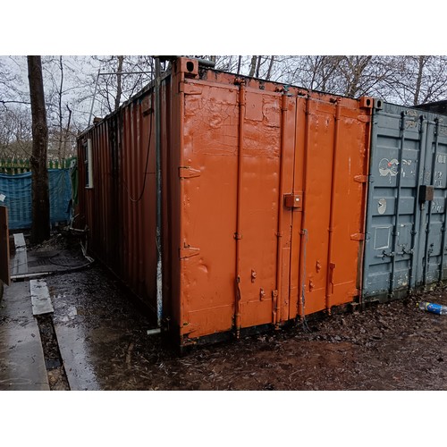 389 - 20ft container with fitted interior. Buyer to remove. See extra pictures