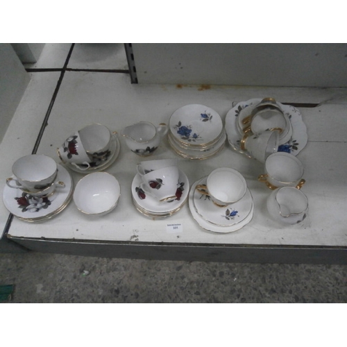 331 - Lot inc Royal Imperial and Dorchester bone china