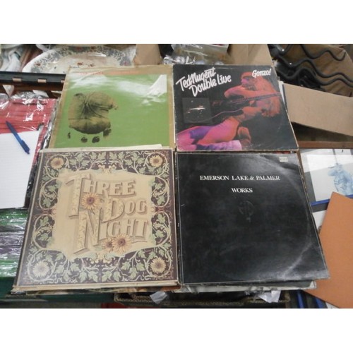 18 - Box of assorted vinyl