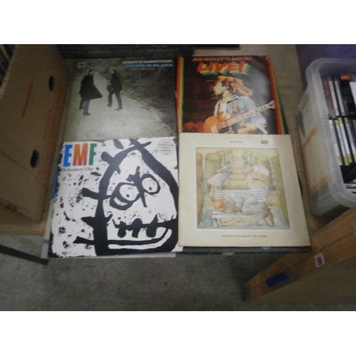 126 - Box of assorted vinyl