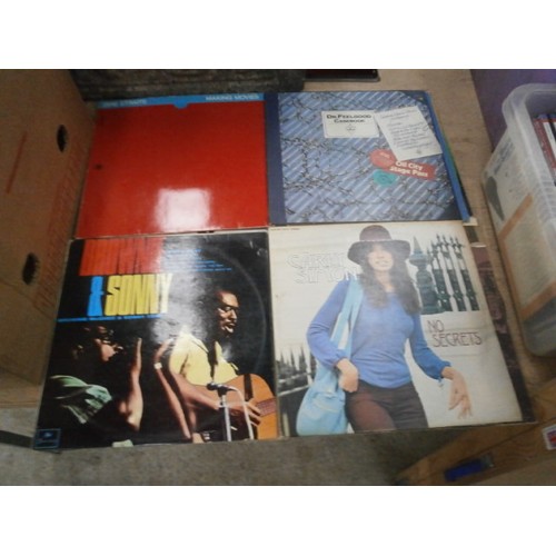 126 - Box of assorted vinyl