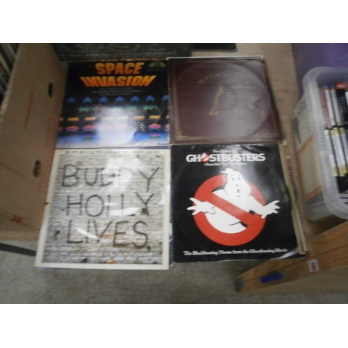 126 - Box of assorted vinyl