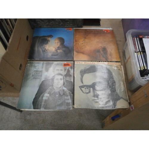 126 - Box of assorted vinyl