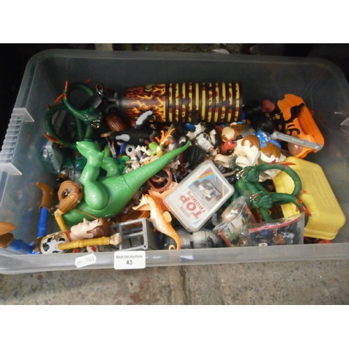 43 - Box of assorted toys