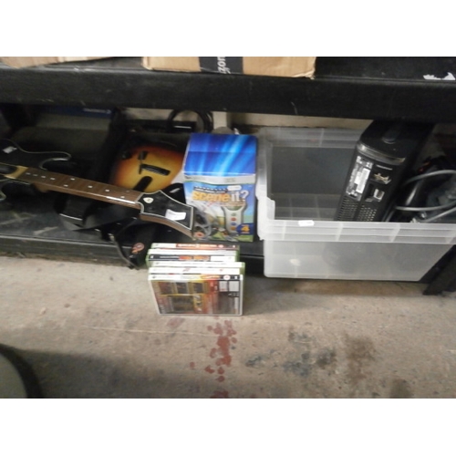 51 - Xbox 360 with games and accessories