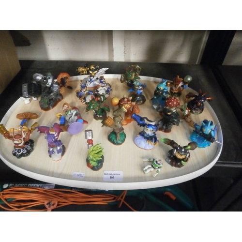 64 - Collection of assorted toy figures