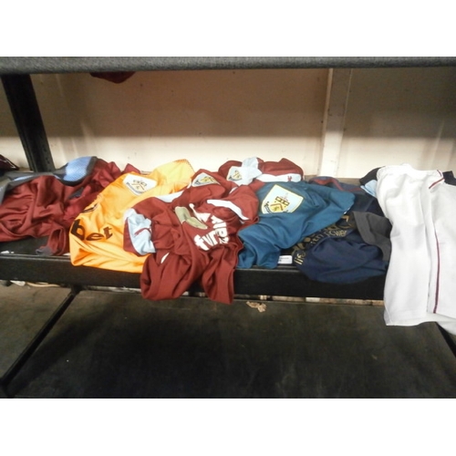 85 - Collection of Burnley FC shirts and shorts