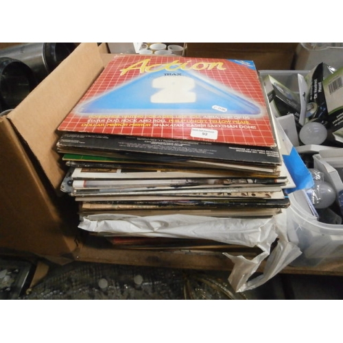 92 - Stack of assorted vinyl